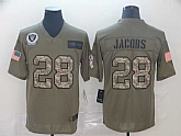 Nike Raiders 28 Josh Jacobs 2019 Olive Camo Salute To Service Limited Jersey,baseball caps,new era cap wholesale,wholesale hats